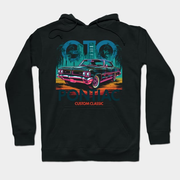 1965 Pontiac GTO Hoodie by Quotee